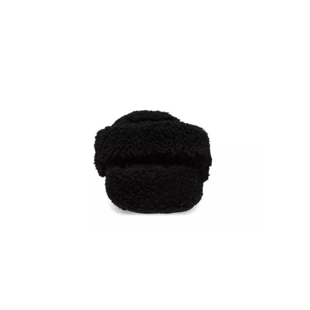 Crocs Classic Cozzzy Slipper K Black Faux Fur Lined Kids Size J4 210856-001